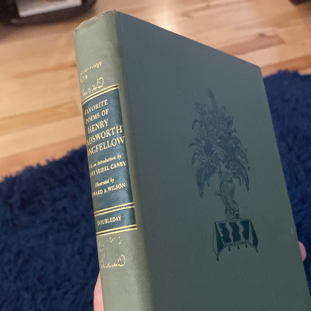 Favourite Poems of Henry Longfellow - Vintage Poetry Book